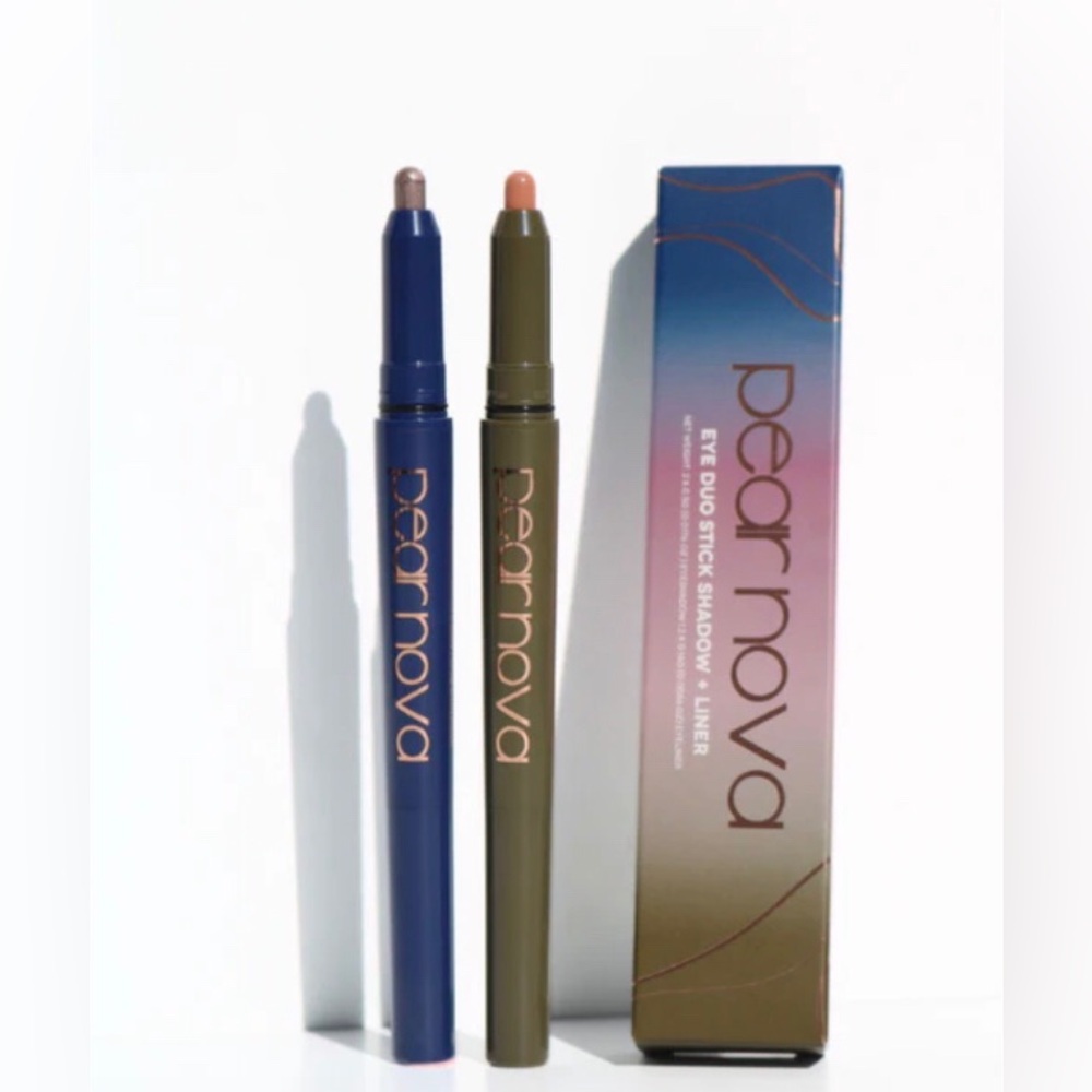 🖍️NIB🖍️ PEAR NOVA AZURITE + UNAKITE - EYE DUO STICK SHADOW + LINER SET